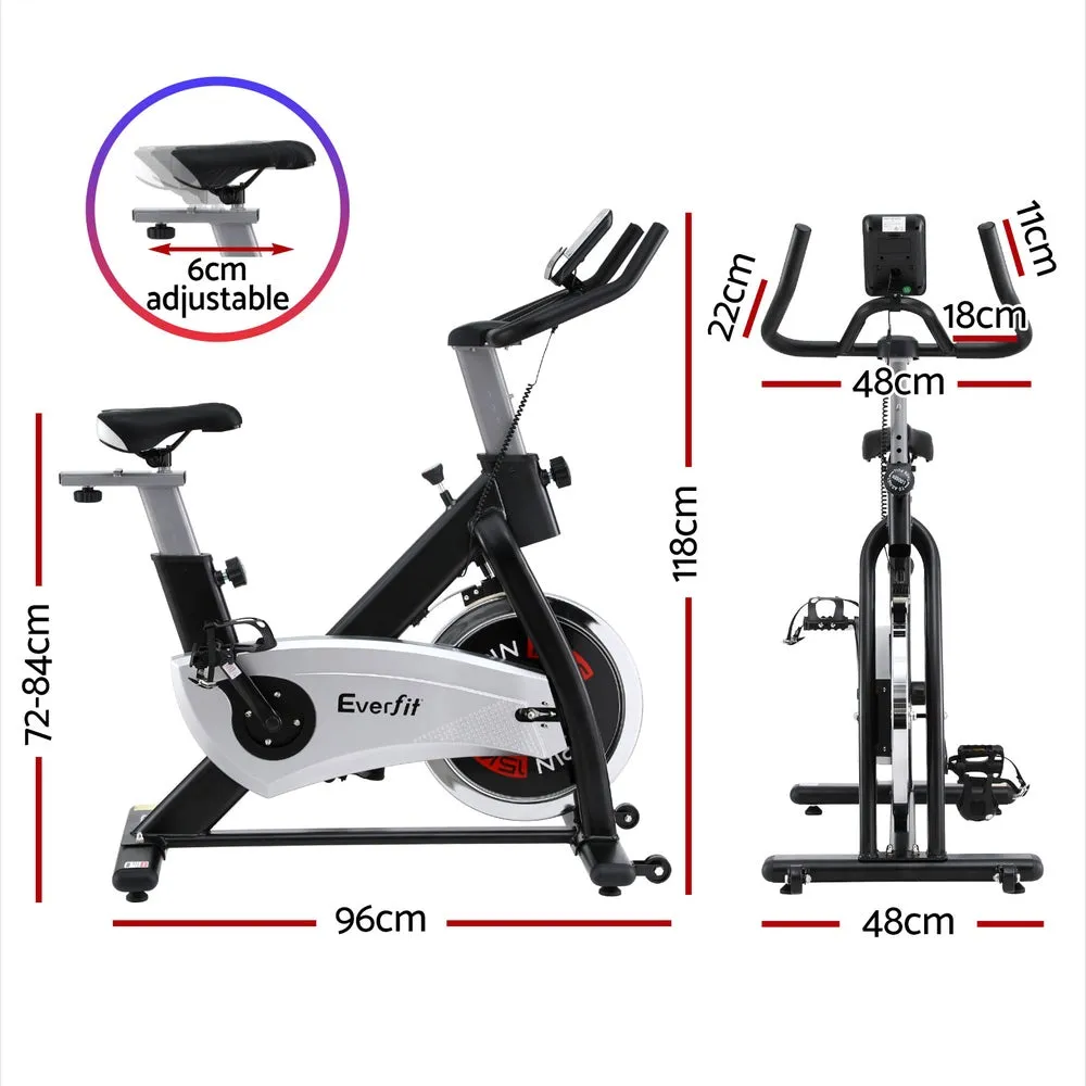 15kg Flywheel Spin Bike | Everfit Exercise Bike | Home Gym Fitness | 120KG Capacity