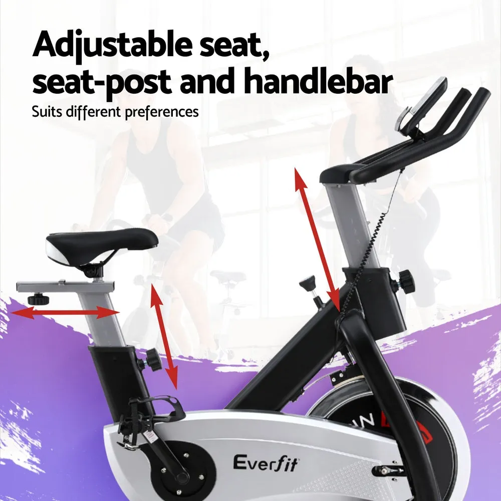 15kg Flywheel Spin Bike | Everfit Exercise Bike | Home Gym Fitness | 120KG Capacity