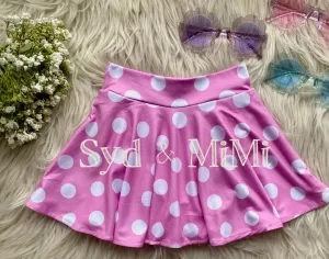 2 left! 3T & 6/7yr ~ Twirl Skort ~ Pink Polka Dots