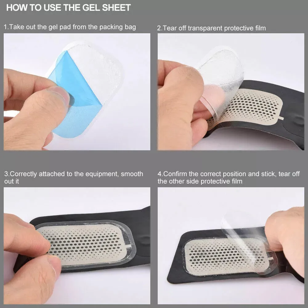 24 Replacement Gel Pads for Abdominal Stimulator Abs Muscle EMS Trainer Exercise