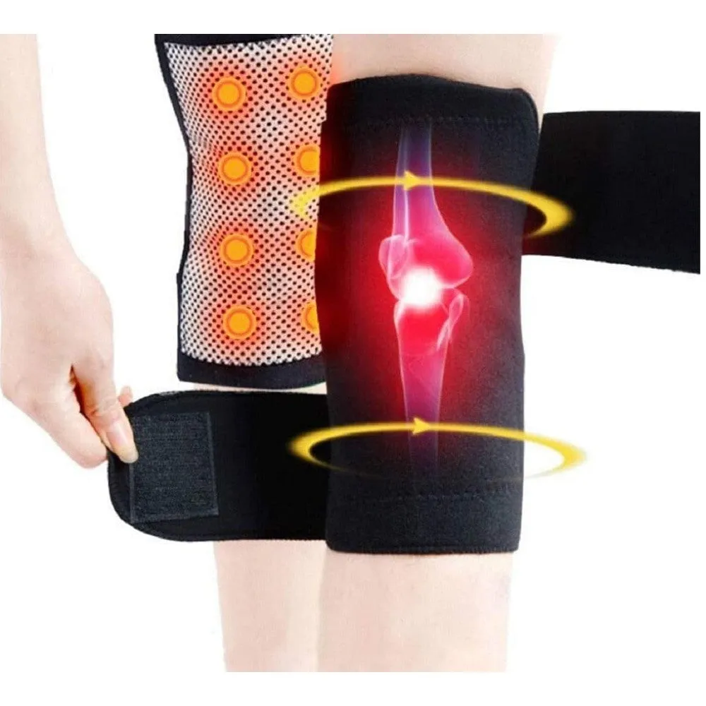 2pcs/pair Tourmaline Self Heating Magnetic Therapy Knee Pads for Pain Relief