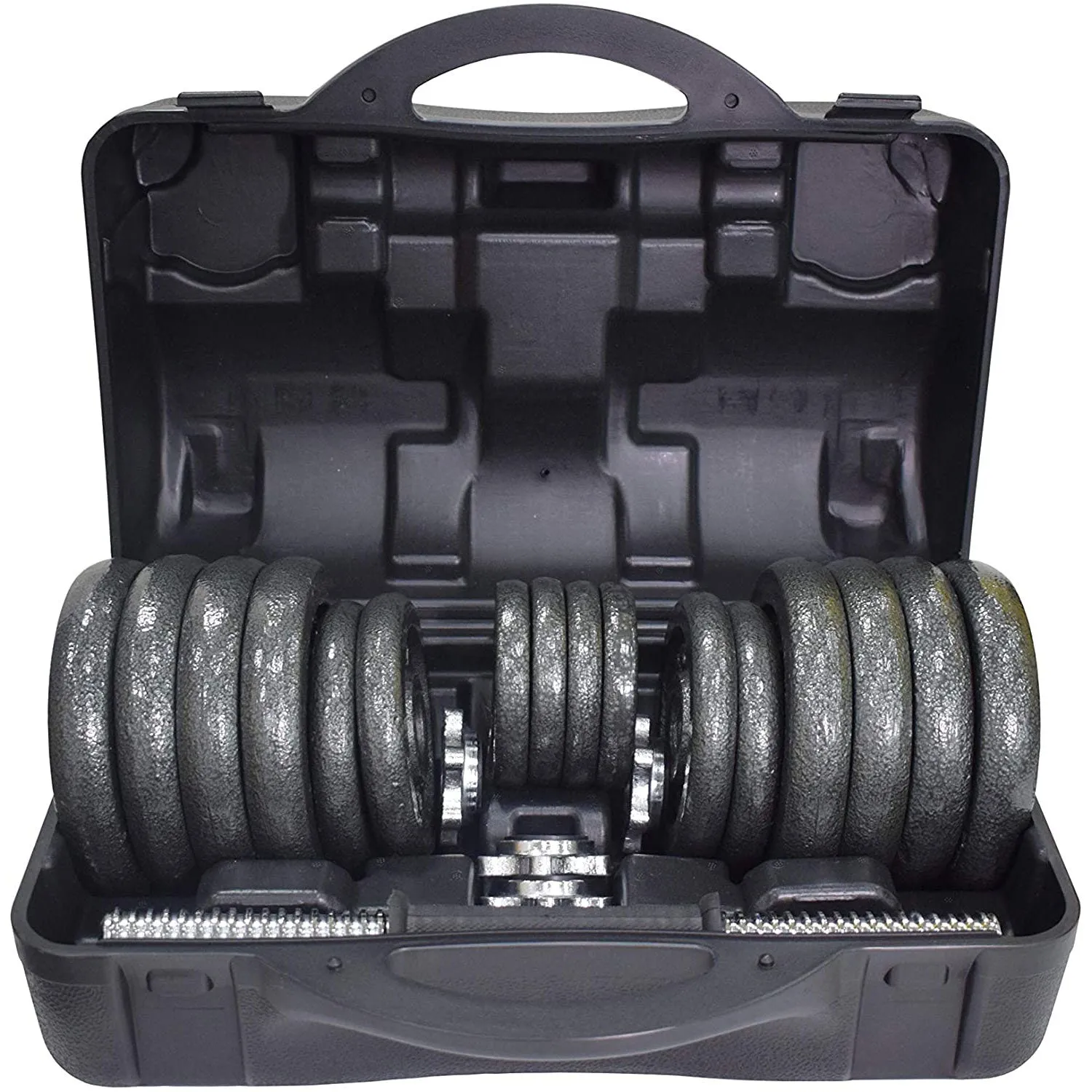 30KG Dumbbell Set Weight Dumbbells Home Gym Training Fitness BarBell Equipment Case