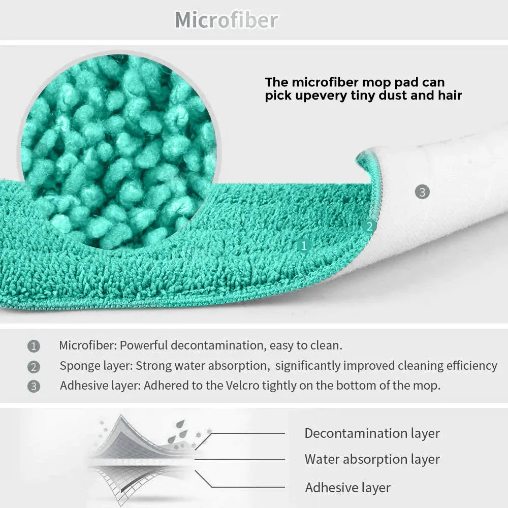 360 Rotation Floor Cleaning Spray Floor Mop with Microfiber Pads for Cleaning