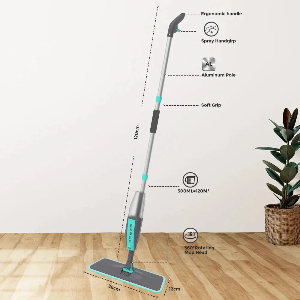 360 Rotation Floor Cleaning Spray Floor Mop with Microfiber Pads for Cleaning