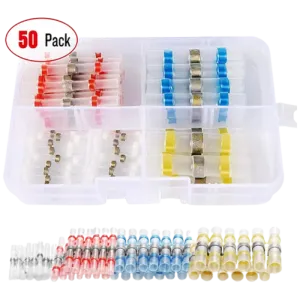 50pcs Solder Seal Wire Connector Kit