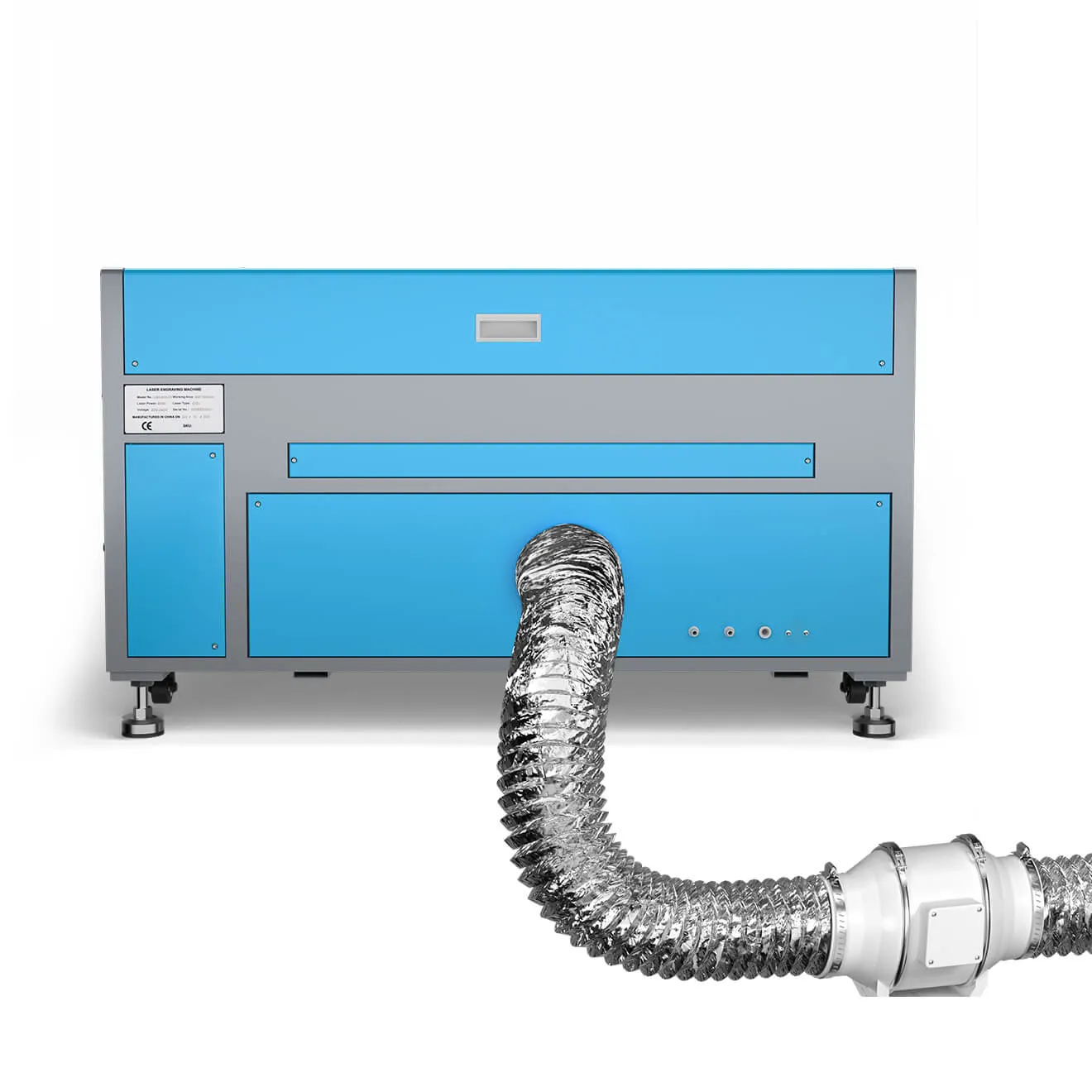 60W CO2 Laser Cutter and Engraver with 600x400mm Engraving Area | Turbo-646