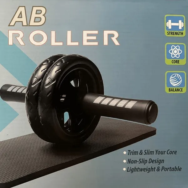 Ab Roller Wheel to Build Core Strength - Includes Kneeling Pad