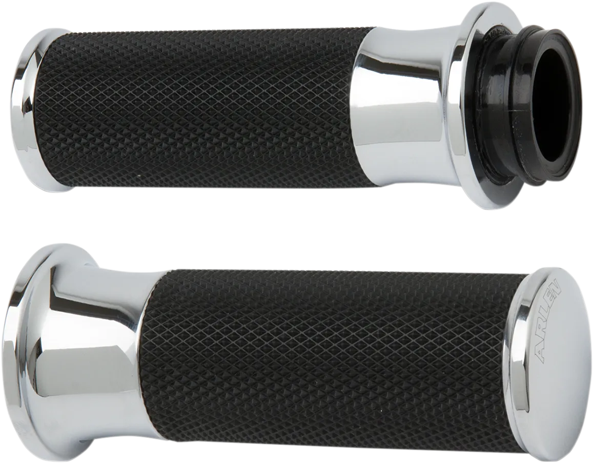 ARLEN NESS Grips - Smoothie - Cable - Chrome 07-320