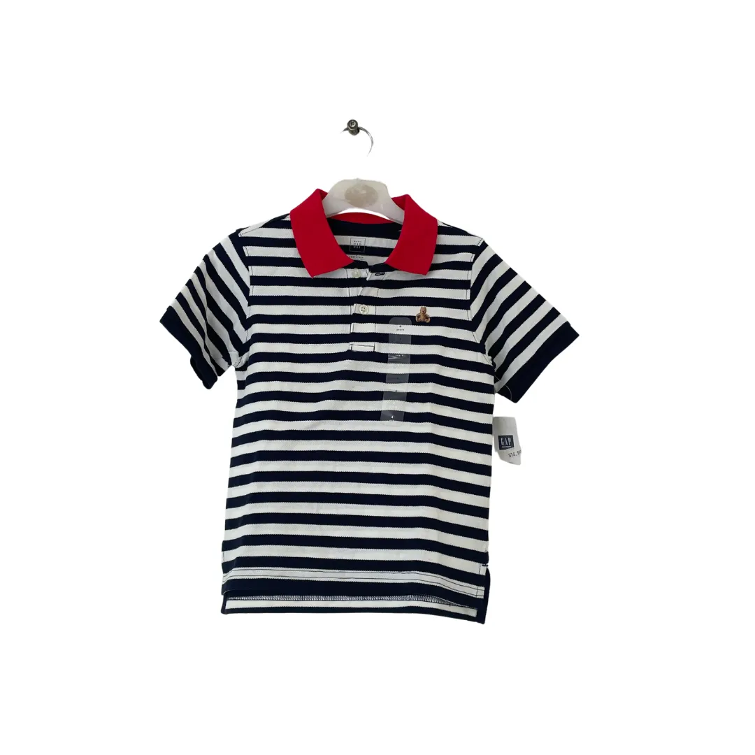 Baby Gap Navy Striped Polo Shirt (4 years) | Brand New |