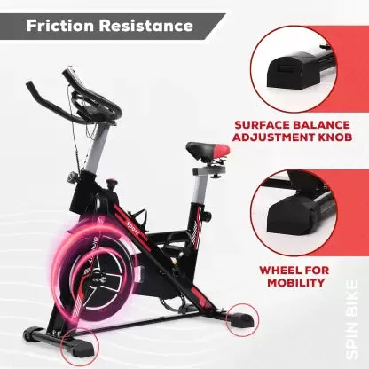 BIONFIT BNF-01 Pro: Spin Bike for Home Fitness & Weight Loss (6kg Flywheel)