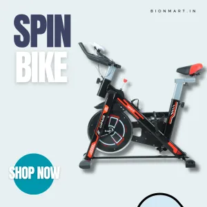 BIONFIT BNF-01 Pro: Spin Bike for Home Fitness & Weight Loss (6kg Flywheel)