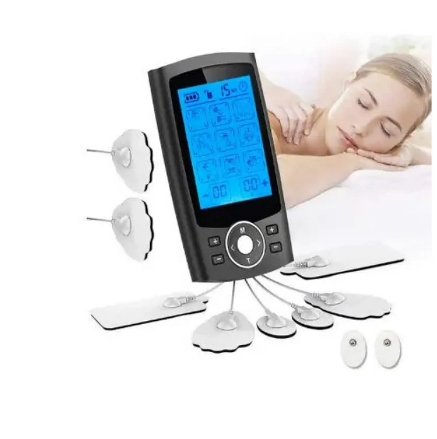  Bonus-36 Mode Tens Muscle EMS Massager Therapy Electric Stimulator USB