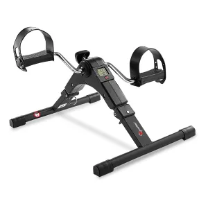 BS-MINI Mini Cycle Pedal Exerciser with Adjustable Resistance and Digital Display - For Light Leg and Arm Exercise and Physiotherapy at Home