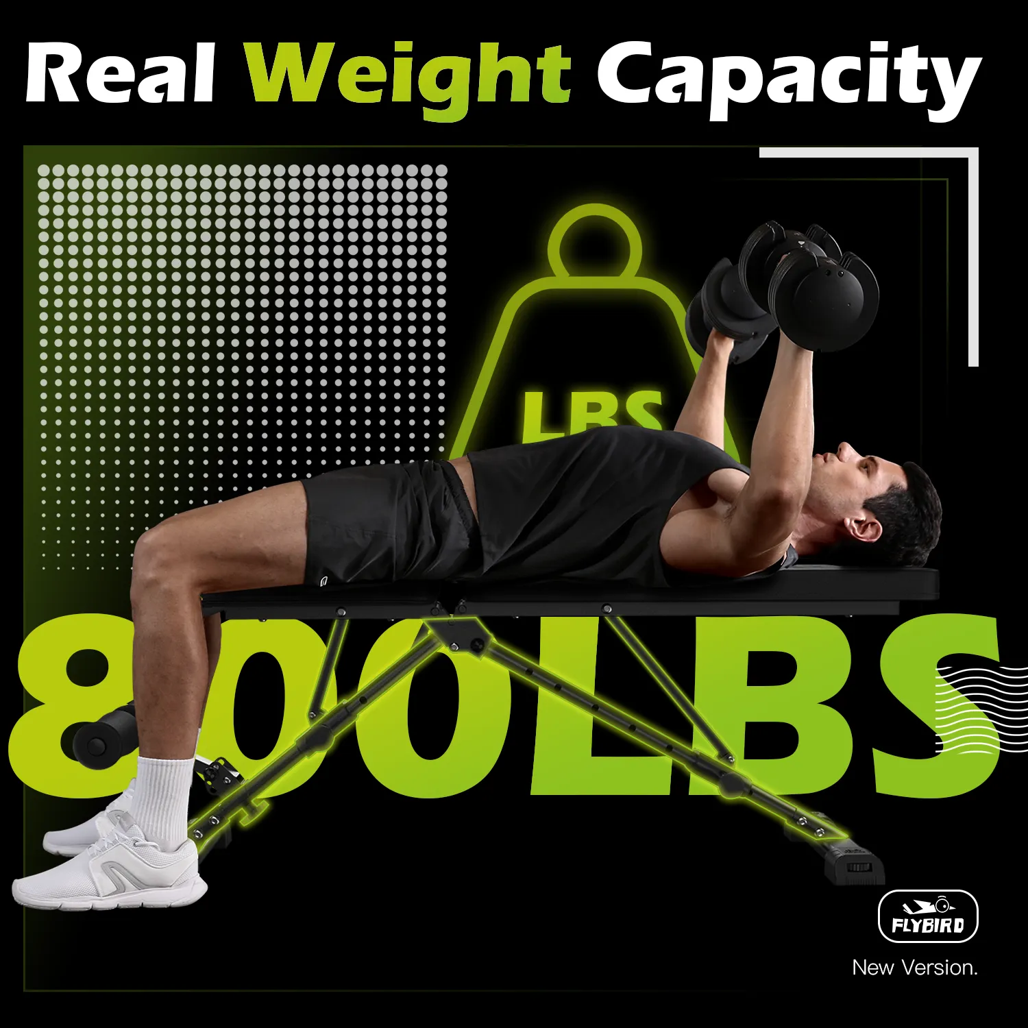 Bundle: Set Of Dumbbells 25 Lbs & Weight Bench FB149
