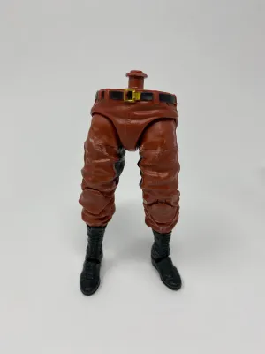 Burnt Orange Pants with Black Laced High Boots (XL torso)