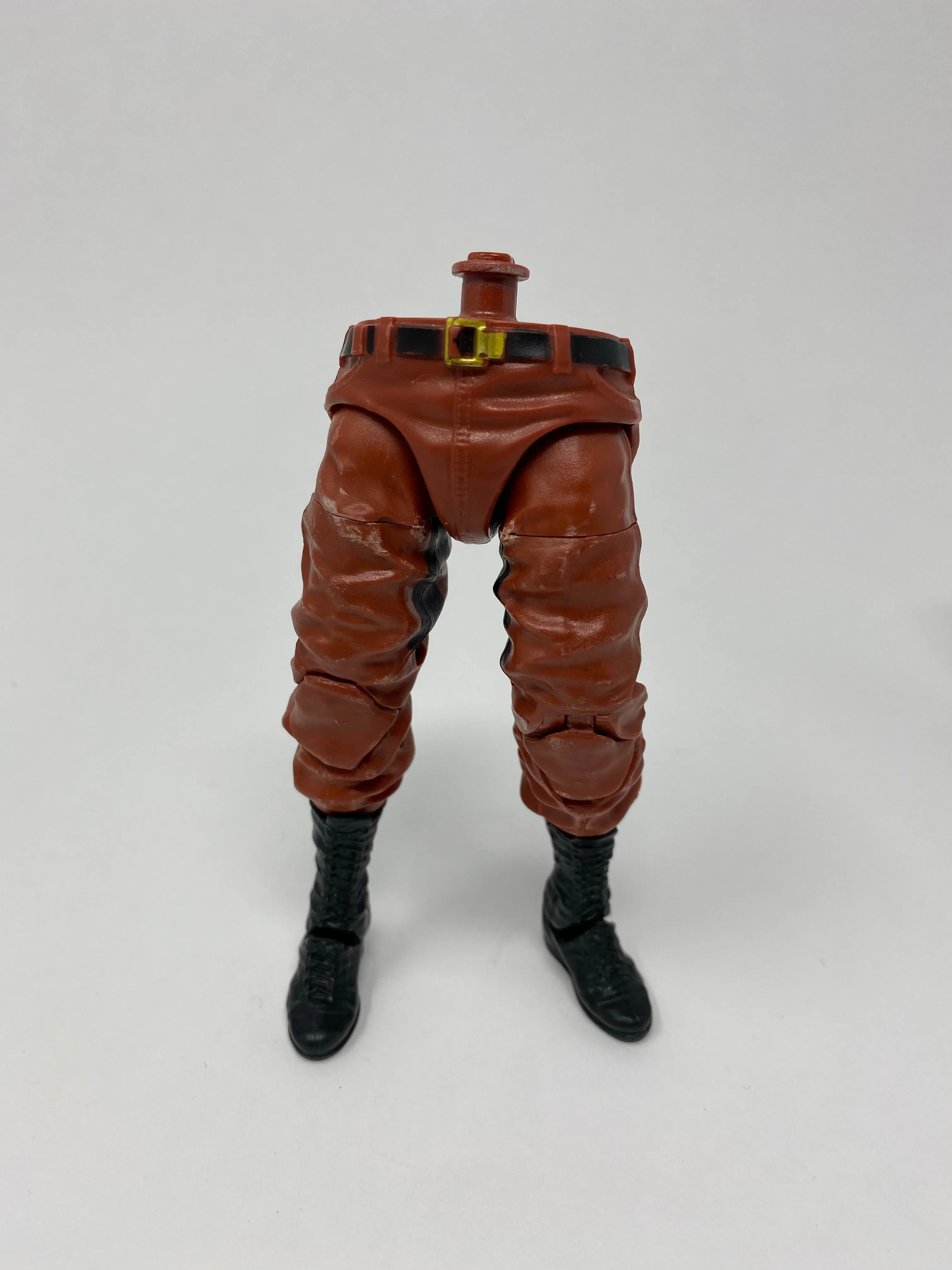 Burnt Orange Pants with Black Laced High Boots (XL torso)