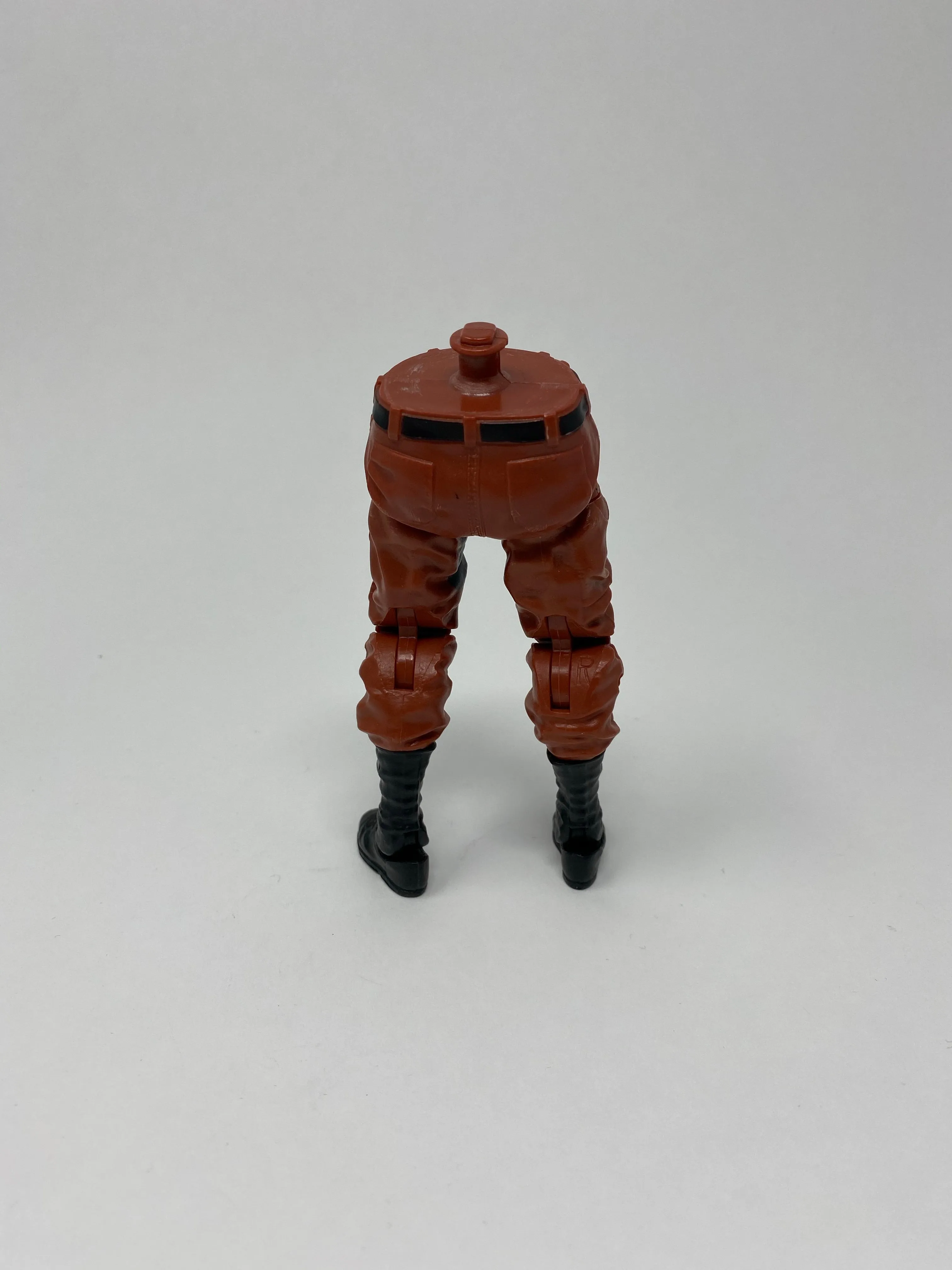 Burnt Orange Pants with Black Laced High Boots (XL torso)