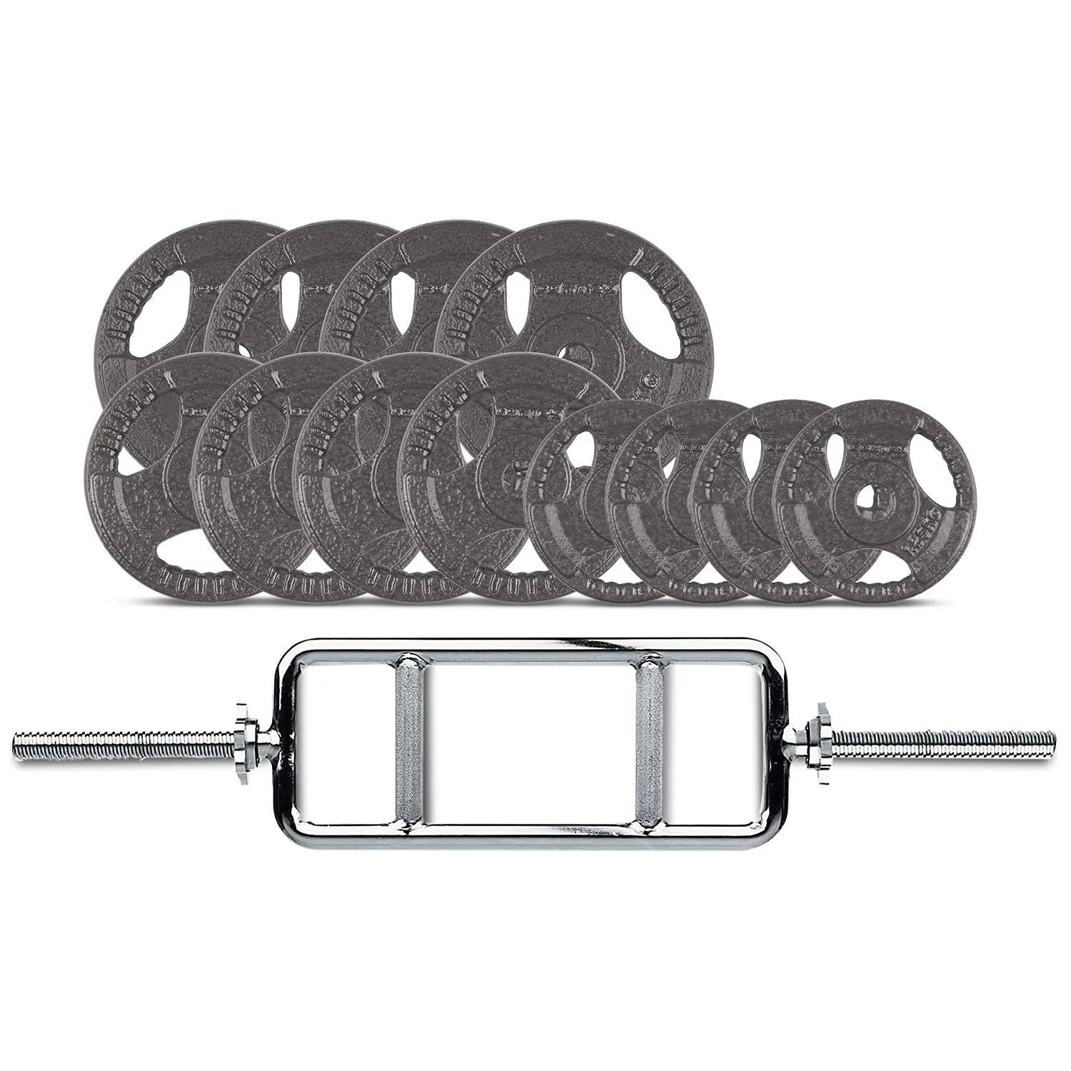 Cast Iron 40kg Tricep Weight Set, 25mm Plates - CORTEX