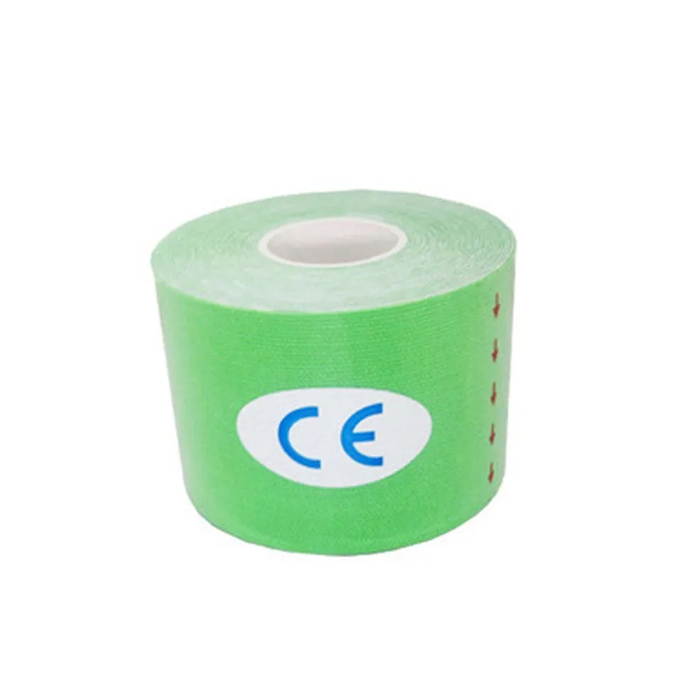 CoolFit 5 Size Kinesiology Tape Athletic Recovery Self Adherent Wrap Taping Medical Muscle Pain Relief Knee Pads Protector