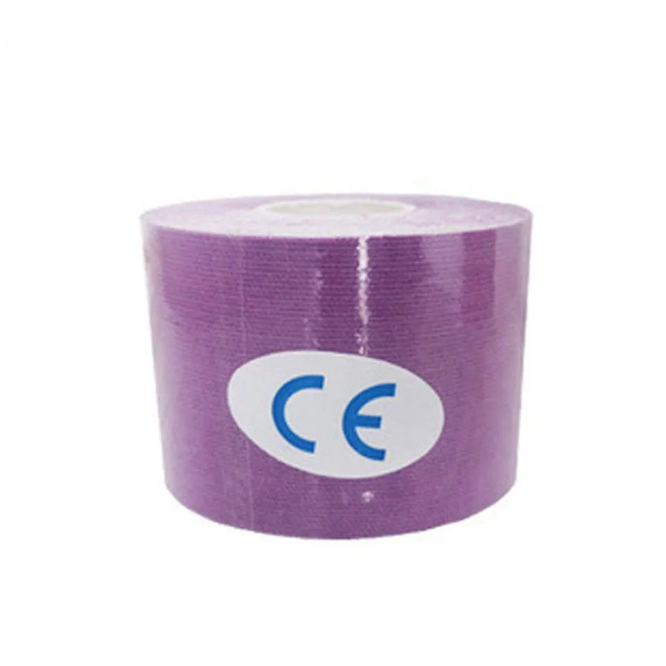 CoolFit 5 Size Kinesiology Tape Athletic Recovery Self Adherent Wrap Taping Medical Muscle Pain Relief Knee Pads Protector