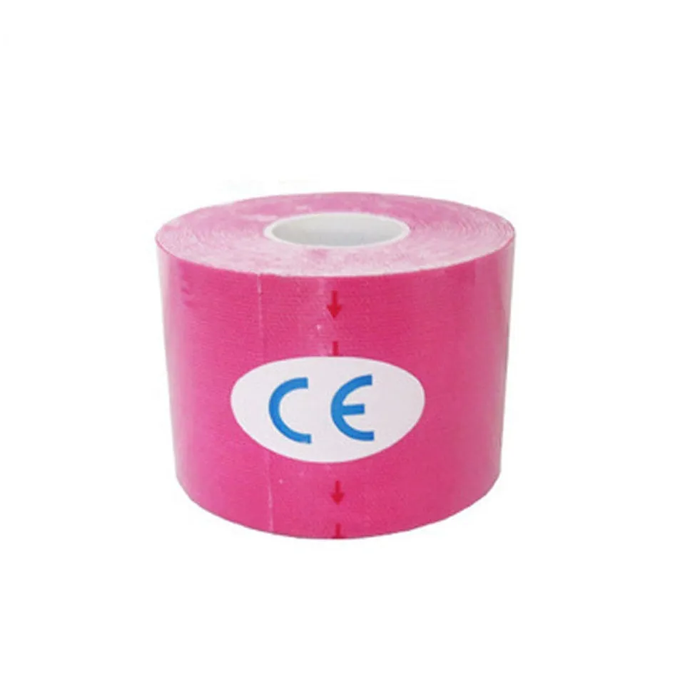 CoolFit 5 Size Kinesiology Tape Athletic Recovery Self Adherent Wrap Taping Medical Muscle Pain Relief Knee Pads Protector