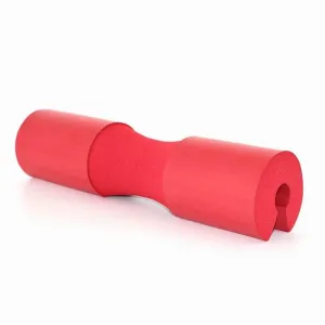 Curved Neoprene Barbell Support Pad - Red