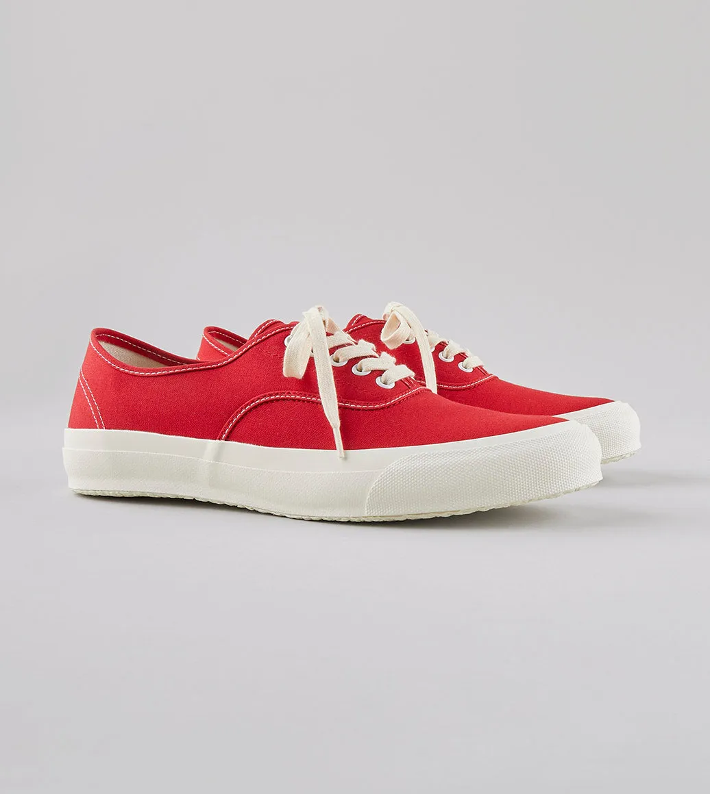 Doek Red Canvas Oxford Trainers