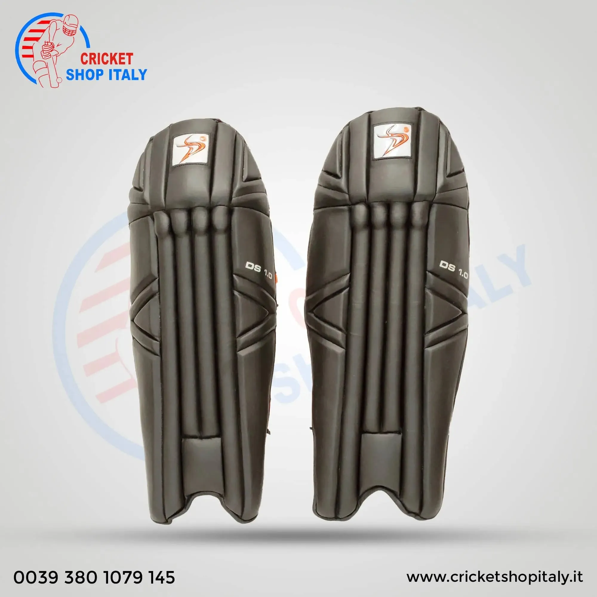 DS 1.0 Wicket Keeper Pads Black