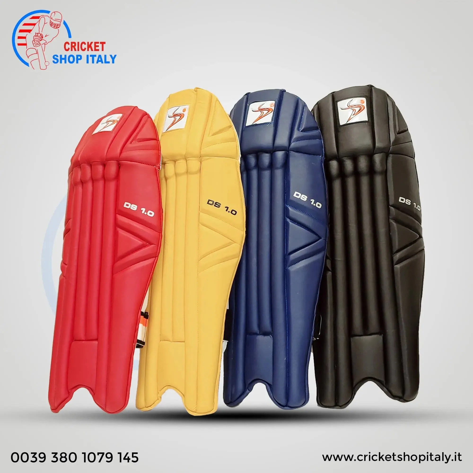 DS 1.0 Wicket Keeper Pads Black