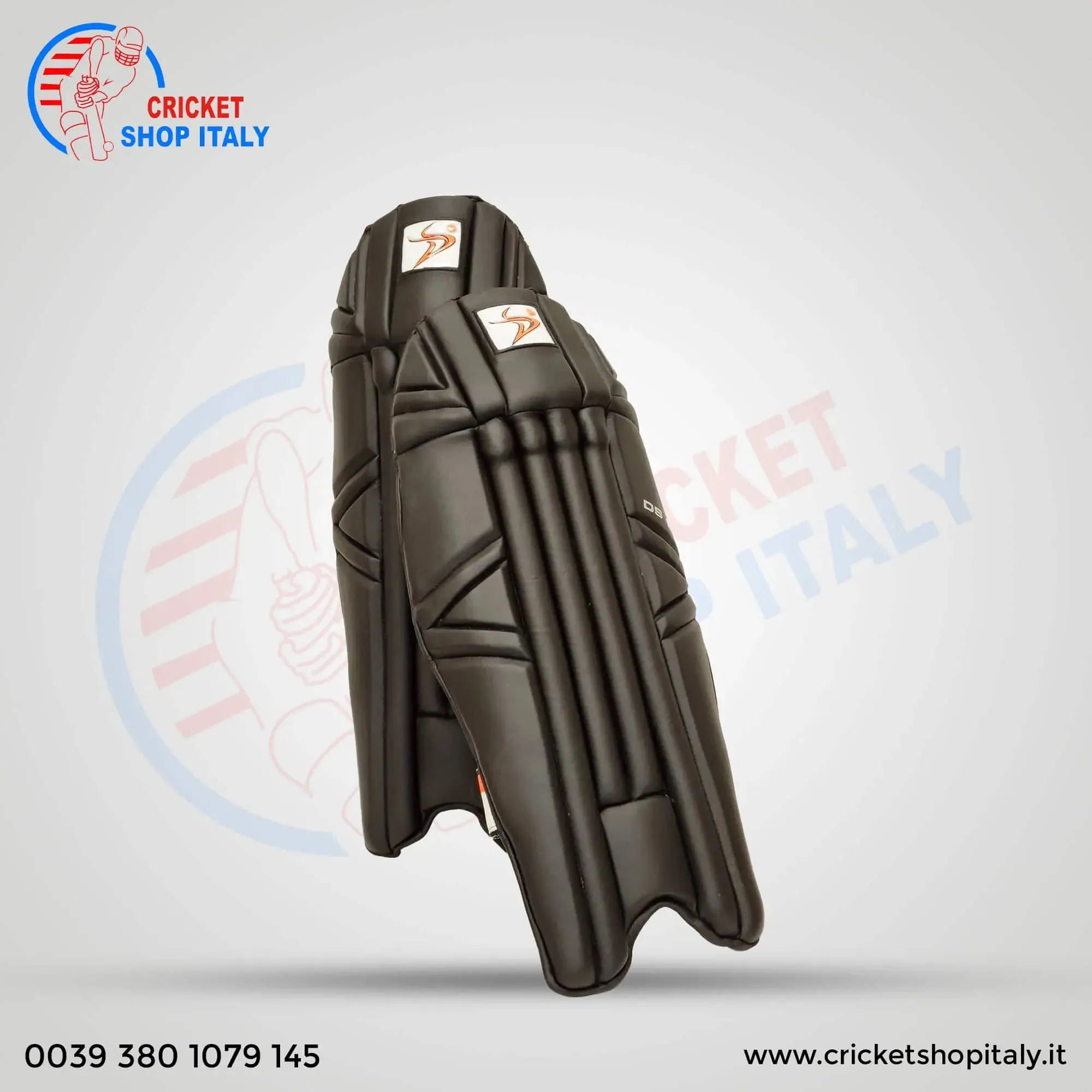 DS 1.0 Wicket Keeper Pads Black