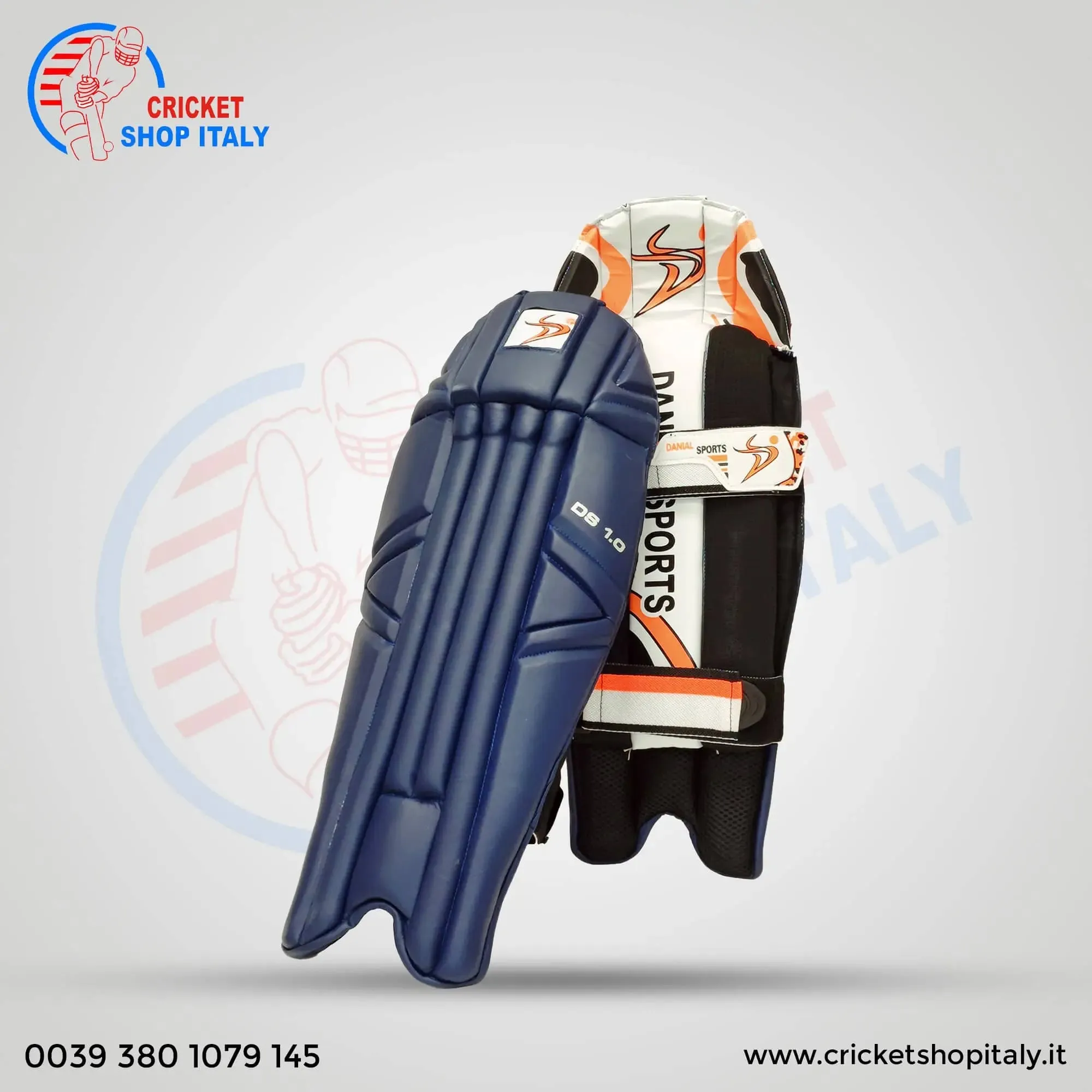 DS 1.0 Wicket Keeper Pads Blue