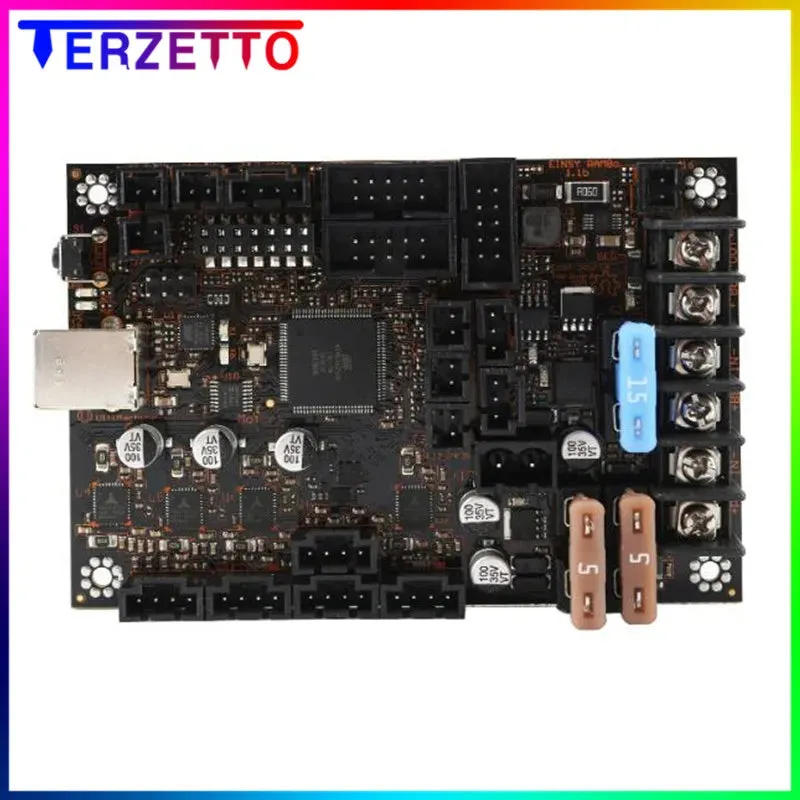 Einsy Rambo 1.2e Mainboard For Prusa i3 MK3 MK3S 3D printer TMC2130 Stepper Drivers SPI 4 Mosfet Switched Outputs 2004Lcd