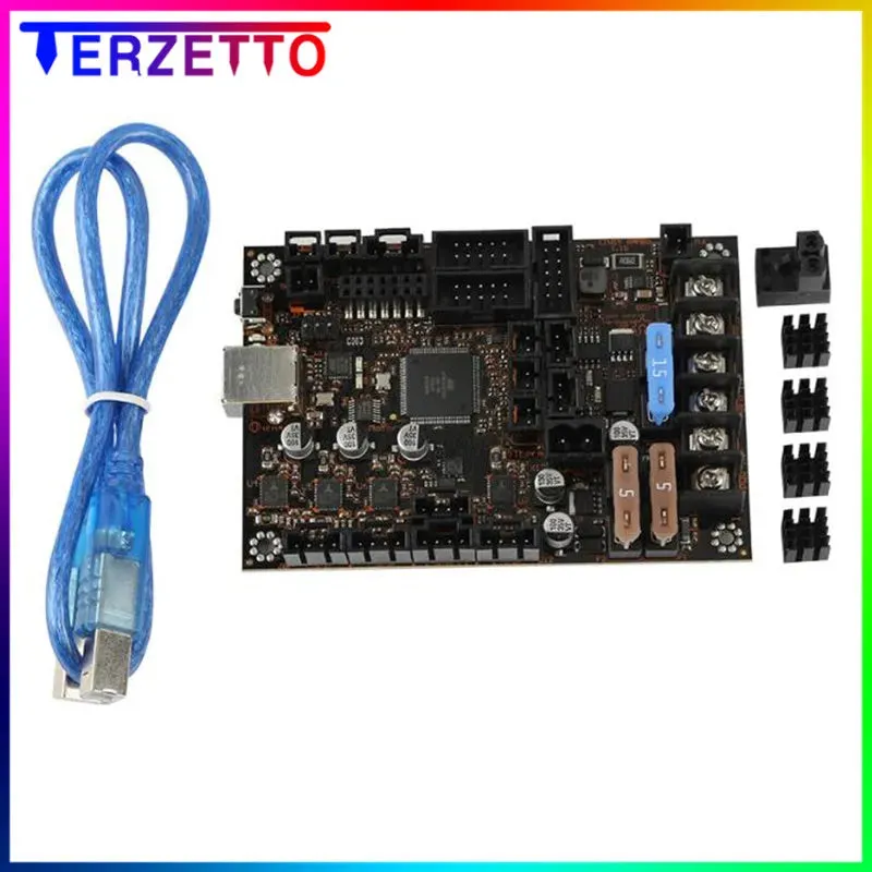 Einsy Rambo 1.2e Mainboard For Prusa i3 MK3 MK3S 3D printer TMC2130 Stepper Drivers SPI 4 Mosfet Switched Outputs 2004Lcd