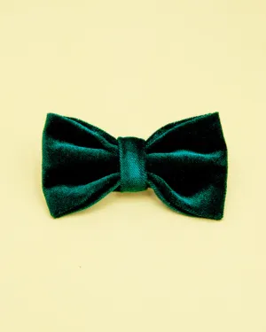 Forest Velveteen Bow Tie for Dogs (Made in the USA)