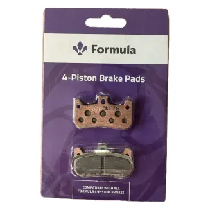 Formula Sintered pads for Formula E-Moto Brakes
