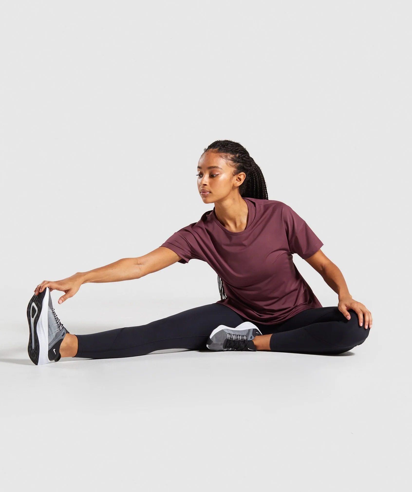 Gymshark Speed T-Shirt - Berry Red