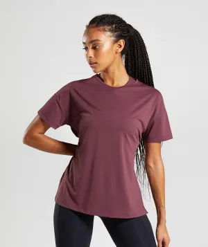Gymshark Speed T-Shirt - Berry Red