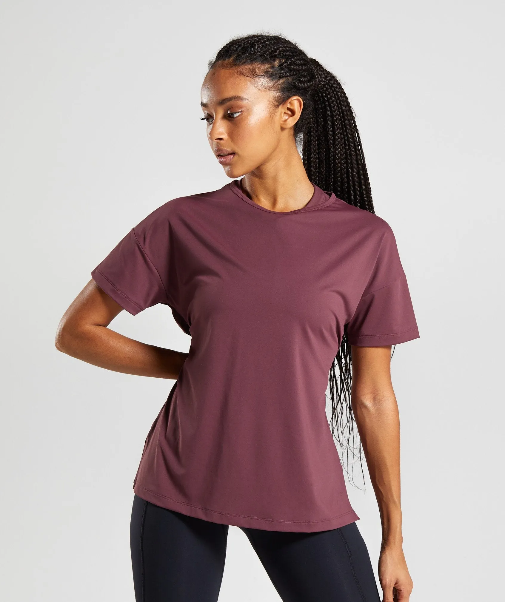 Gymshark Speed T-Shirt - Berry Red