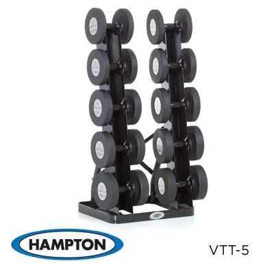 Hampton GEL-GRIP Urethane Dumbbell | 55-100 LB SET