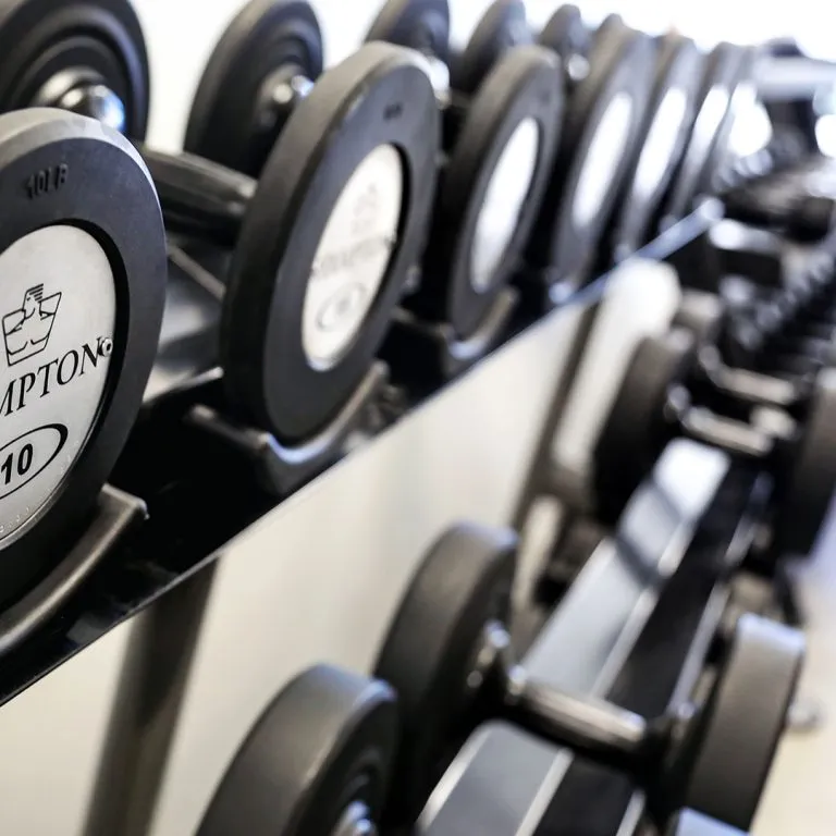 Hampton GEL-GRIP Urethane Dumbbell | 55-100 LB SET