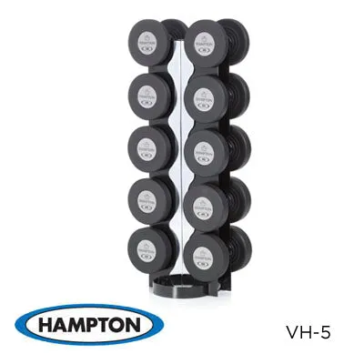 Hampton GEL-GRIP Urethane Dumbbell | 55-100 LB SET