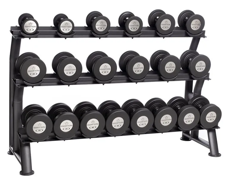 Hampton GEL-GRIP Urethane Dumbbell | 55-100 LB SET