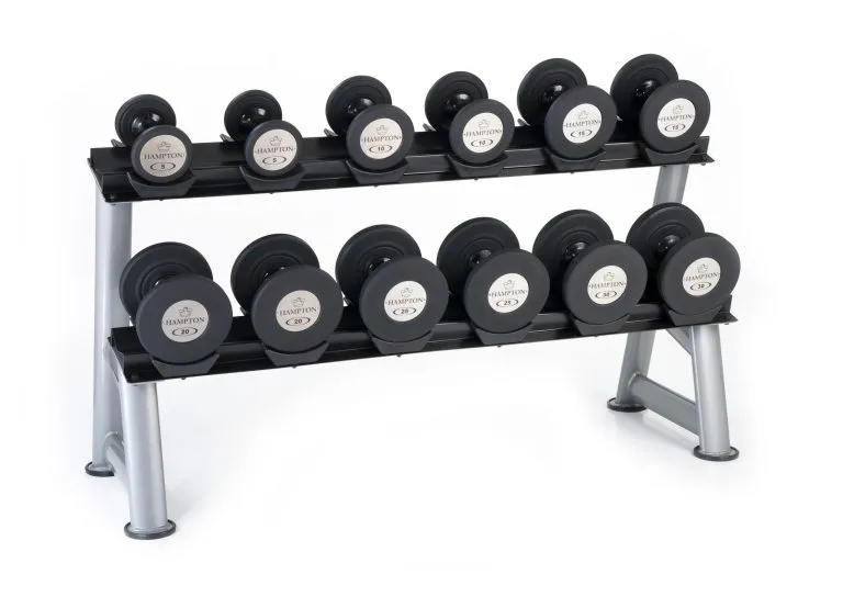 Hampton GEL-GRIP Urethane Dumbbell | 55-100 LB SET