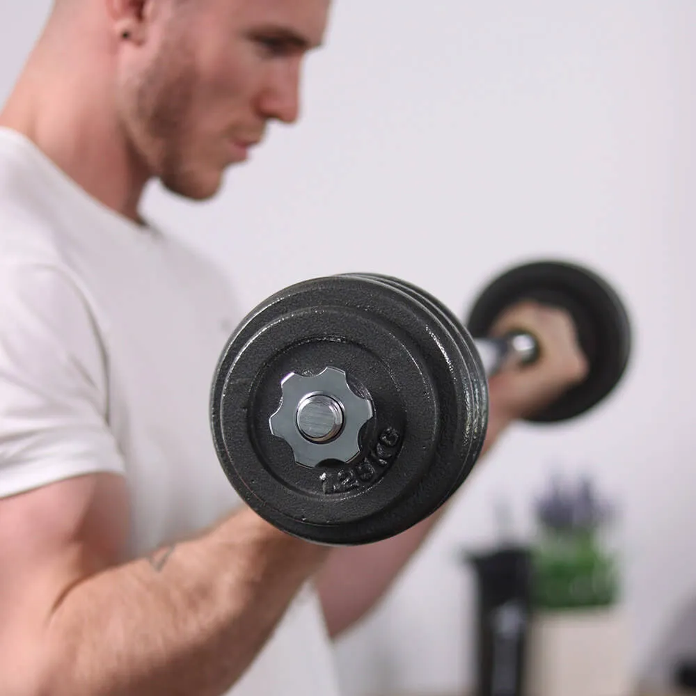 Hit Fitness Adjustable Dumbbell and Barbell Set | 30kg