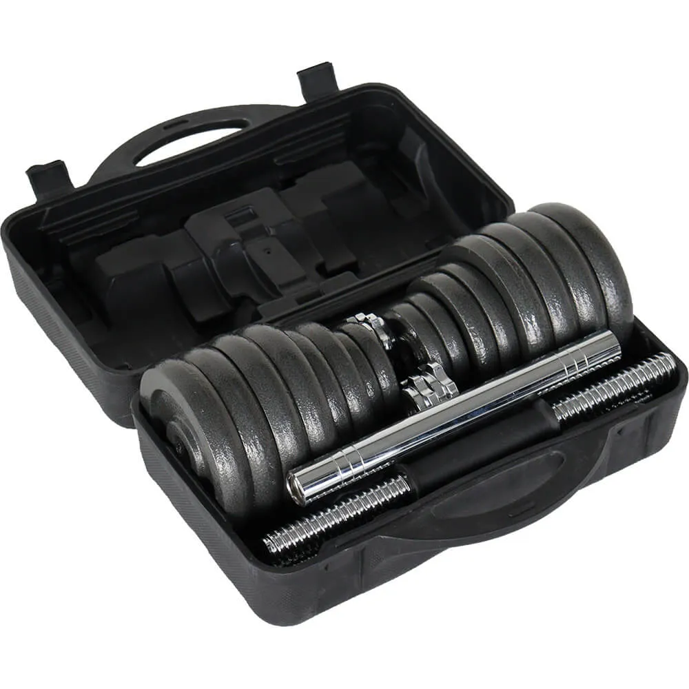 Hit Fitness Adjustable Dumbbell and Barbell Set | 30kg