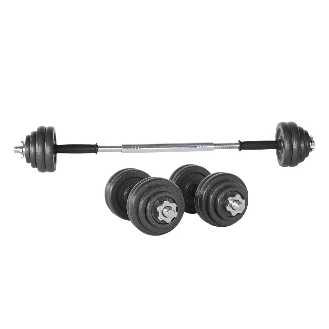 Hit Fitness Adjustable Dumbbell and Barbell Set | 30kg