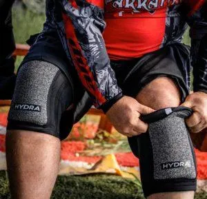Hydra Black Knee Pads w/ Hydra Skin