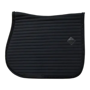 Jumping Saddle Pad Pearls - Black
