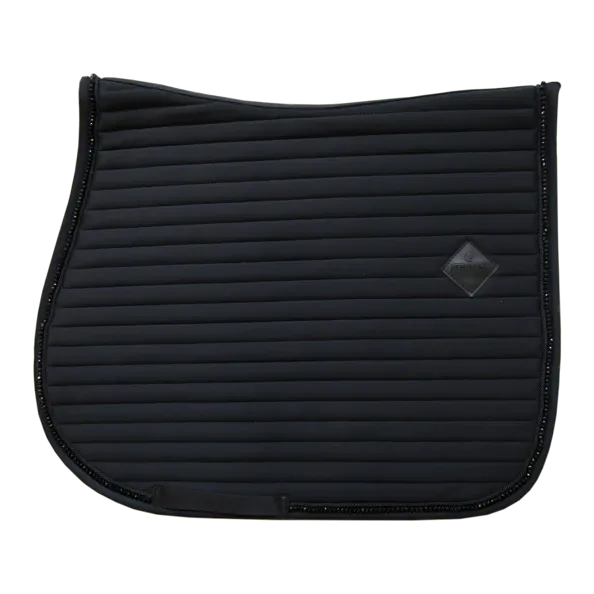 Jumping Saddle Pad Pearls - Black