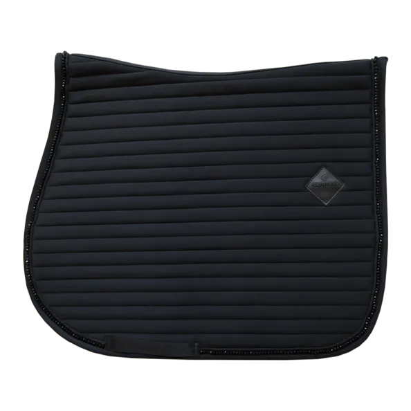 Jumping Saddle Pad Pearls - Black